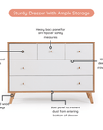 dadada Baby Austin 3-Drawer Dresser