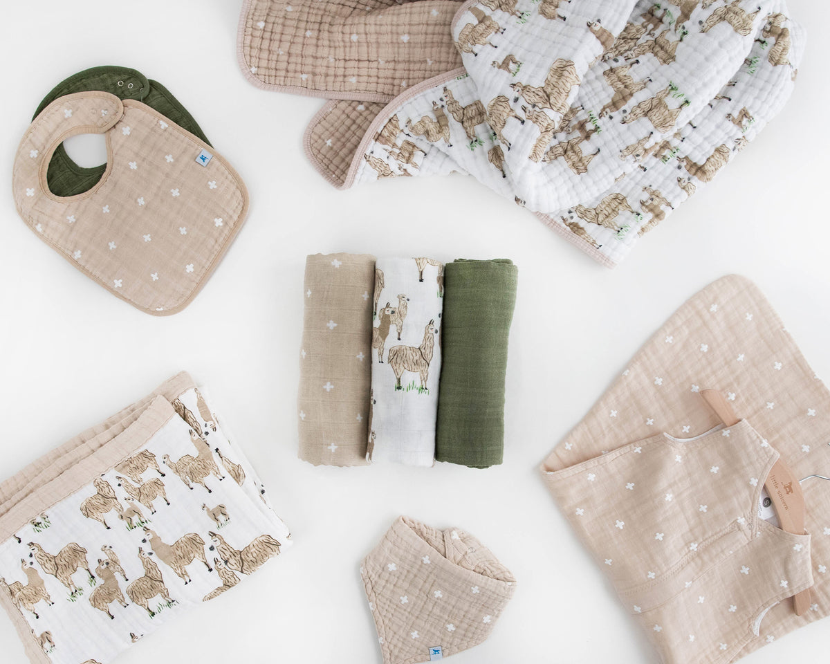 Llama Llama + Taupe Cross
