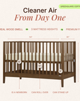 dadada Baby LaLa 3-in-1 Convertible Crib