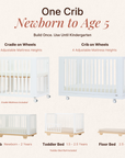 dadada Baby Spirit 8-in-1 Convertible Crib