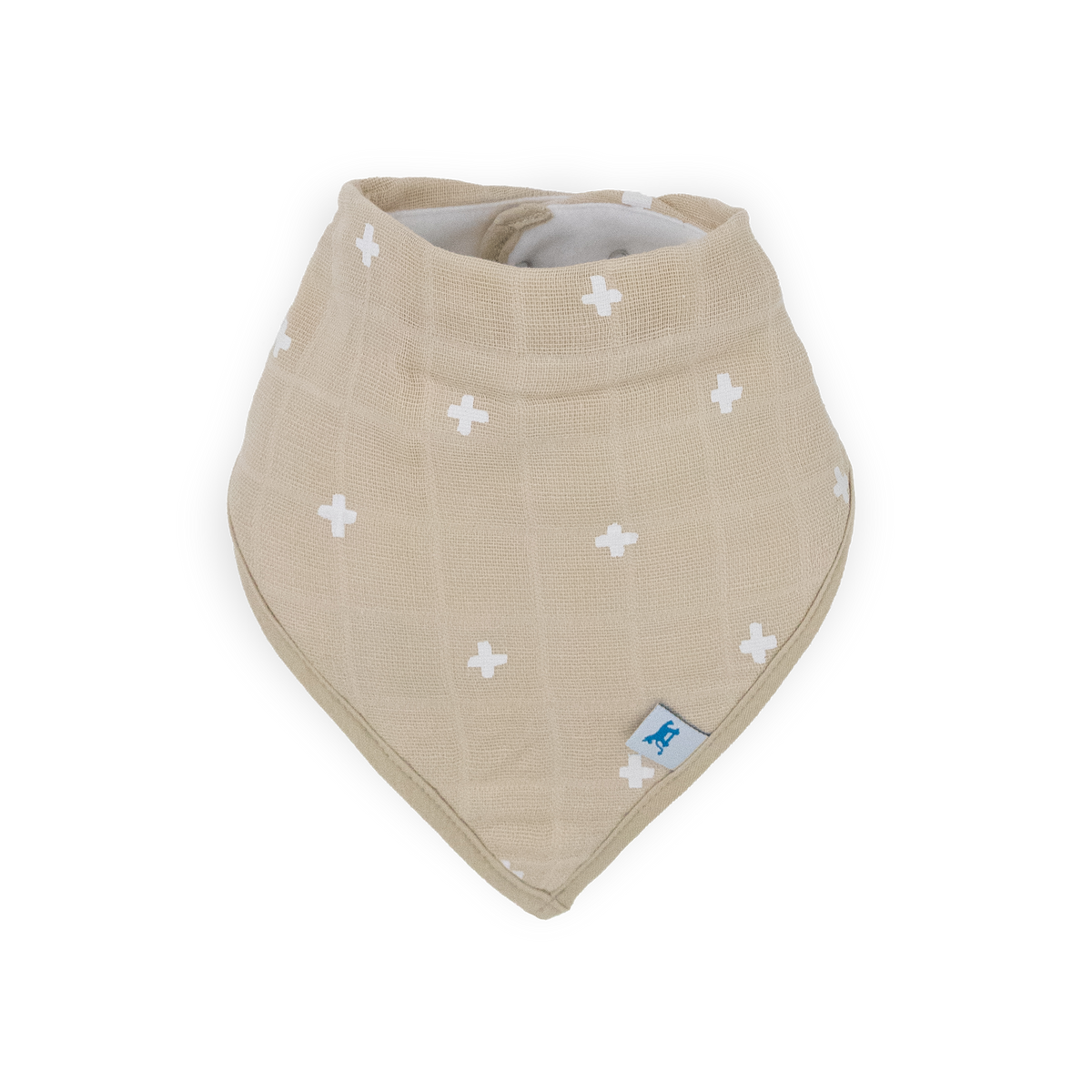 Cotton Muslin + Fleece Bandana Bib 4 Pack - Woof