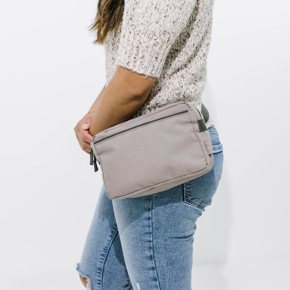 Red Rovr Joey Belt Bag - Truffle
