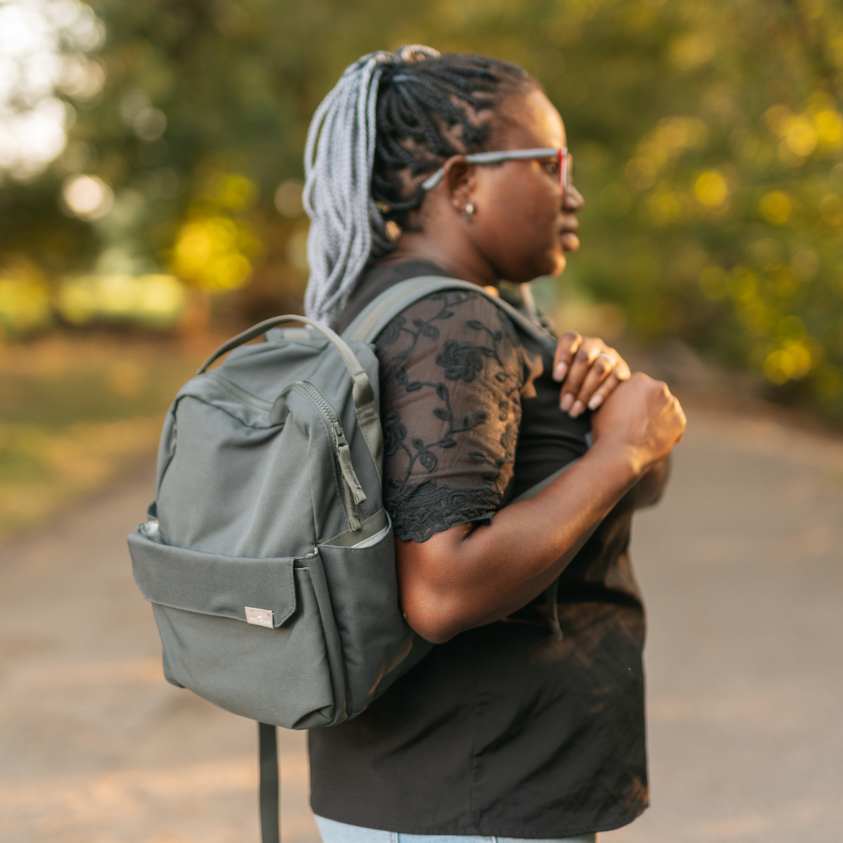 Red Rovr Mini Roo Backpack - Charcoal