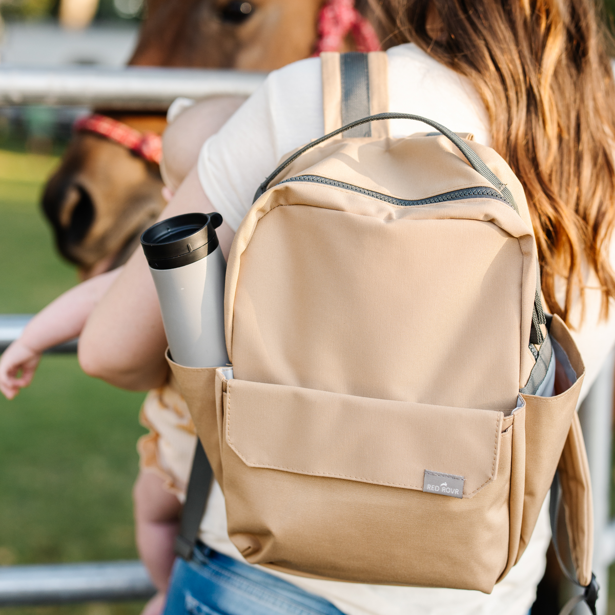 Red Rovr Mini Roo Backpack - Toffee