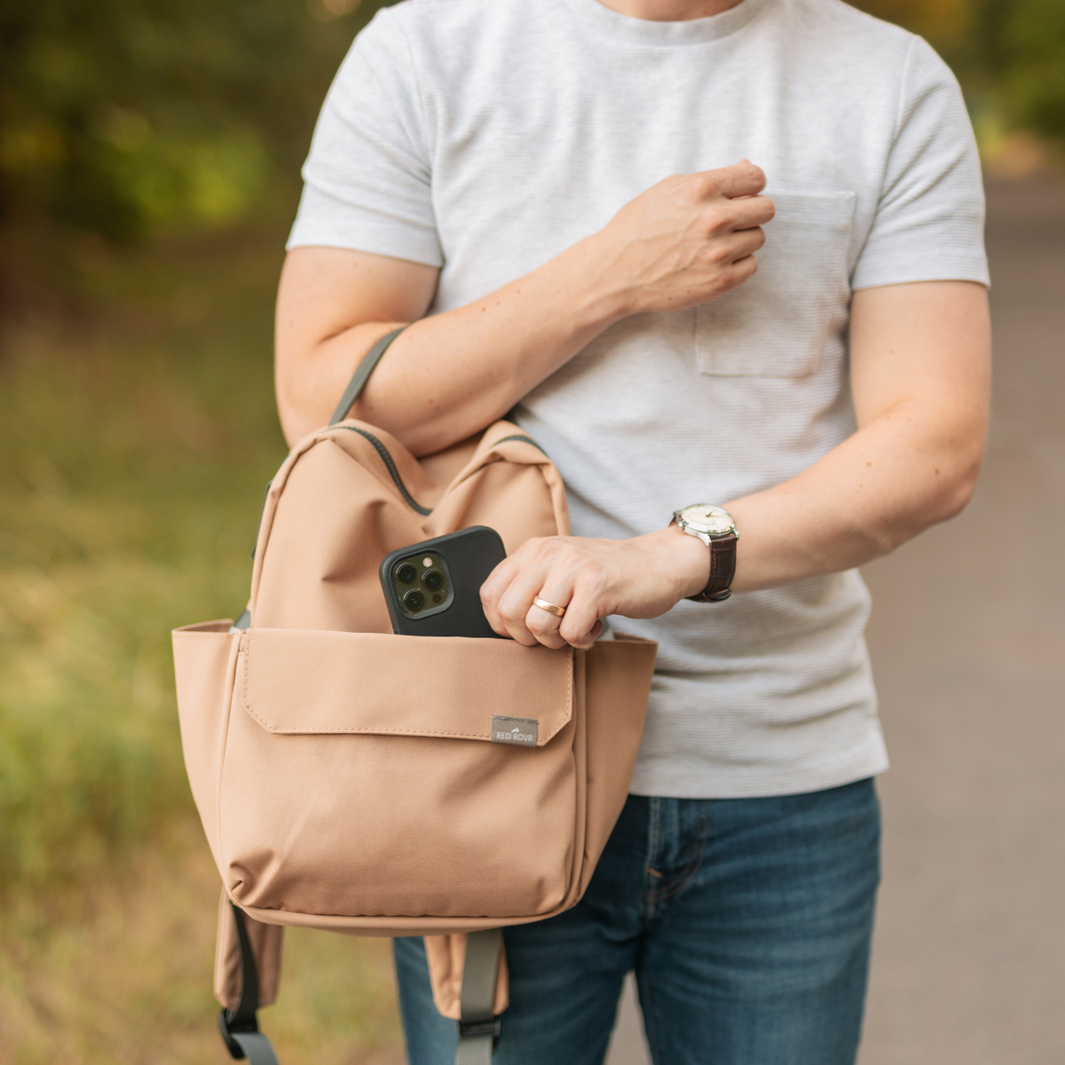Red Rovr Mini Roo Backpack - Toffee