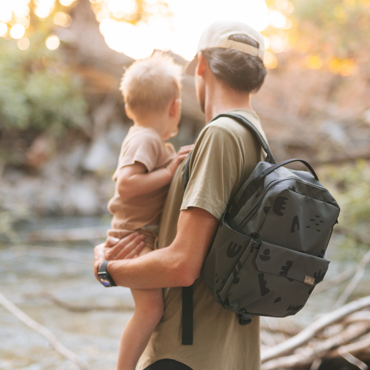 Red Rovr Mini Roo Backpack - Charcoal Doodle
