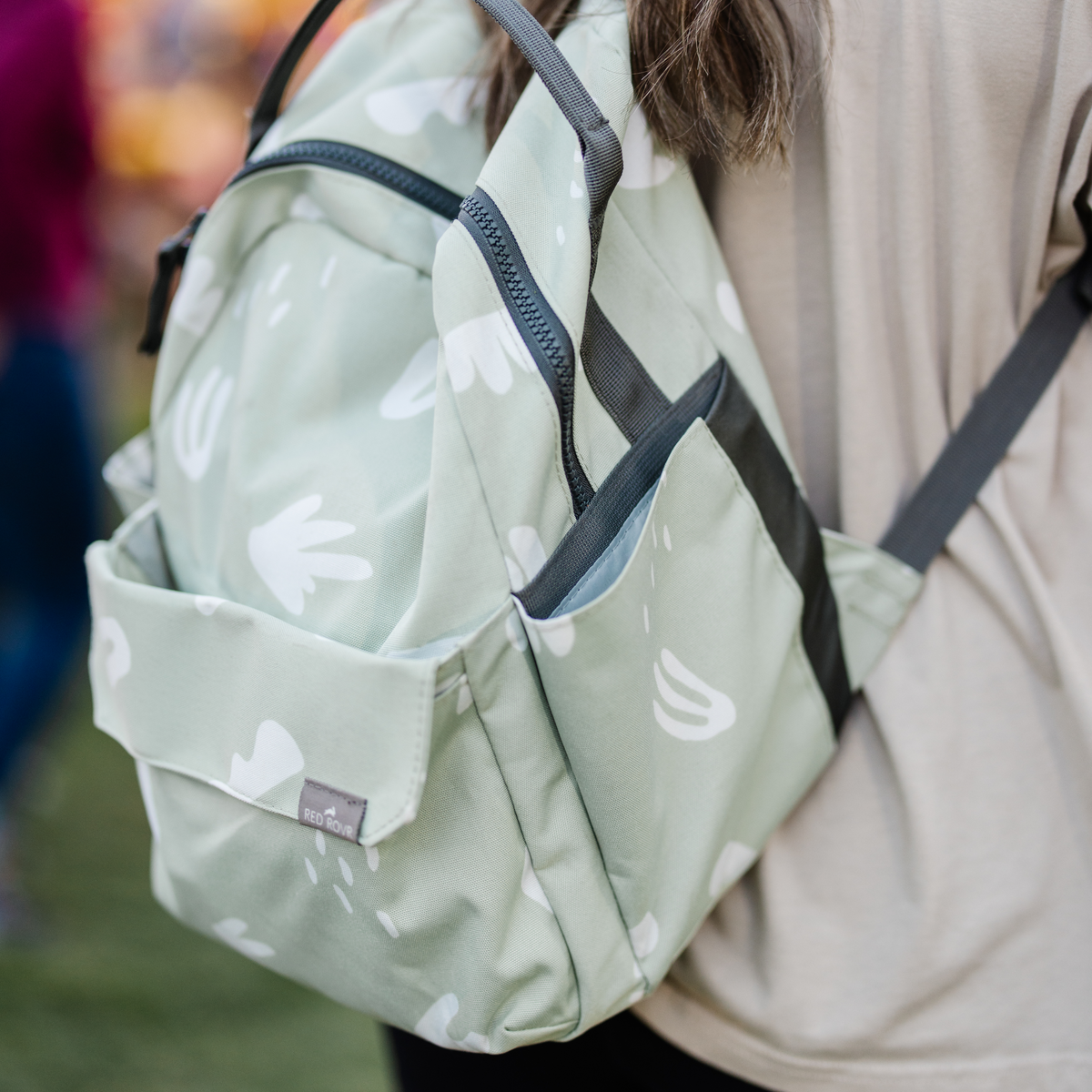 Red Rovr Mini Roo Backpack - Pear Doodle