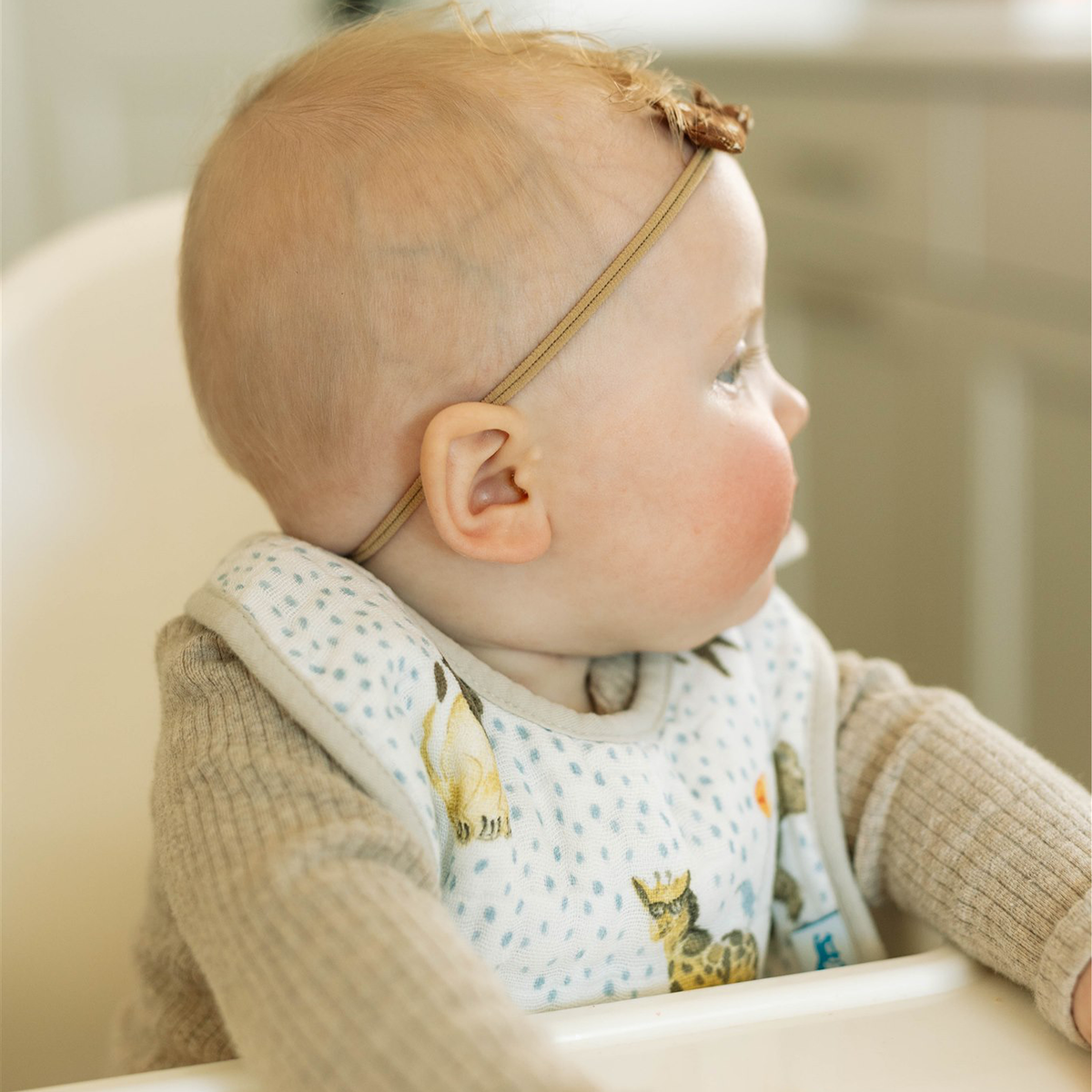 Cotton Muslin Classic Bib 3 Pack - Party Animals