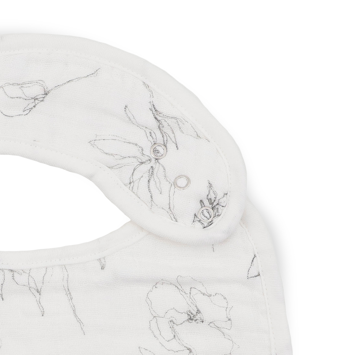 Organic Cotton Muslin Classic Bib 3 Pack - Floral Field