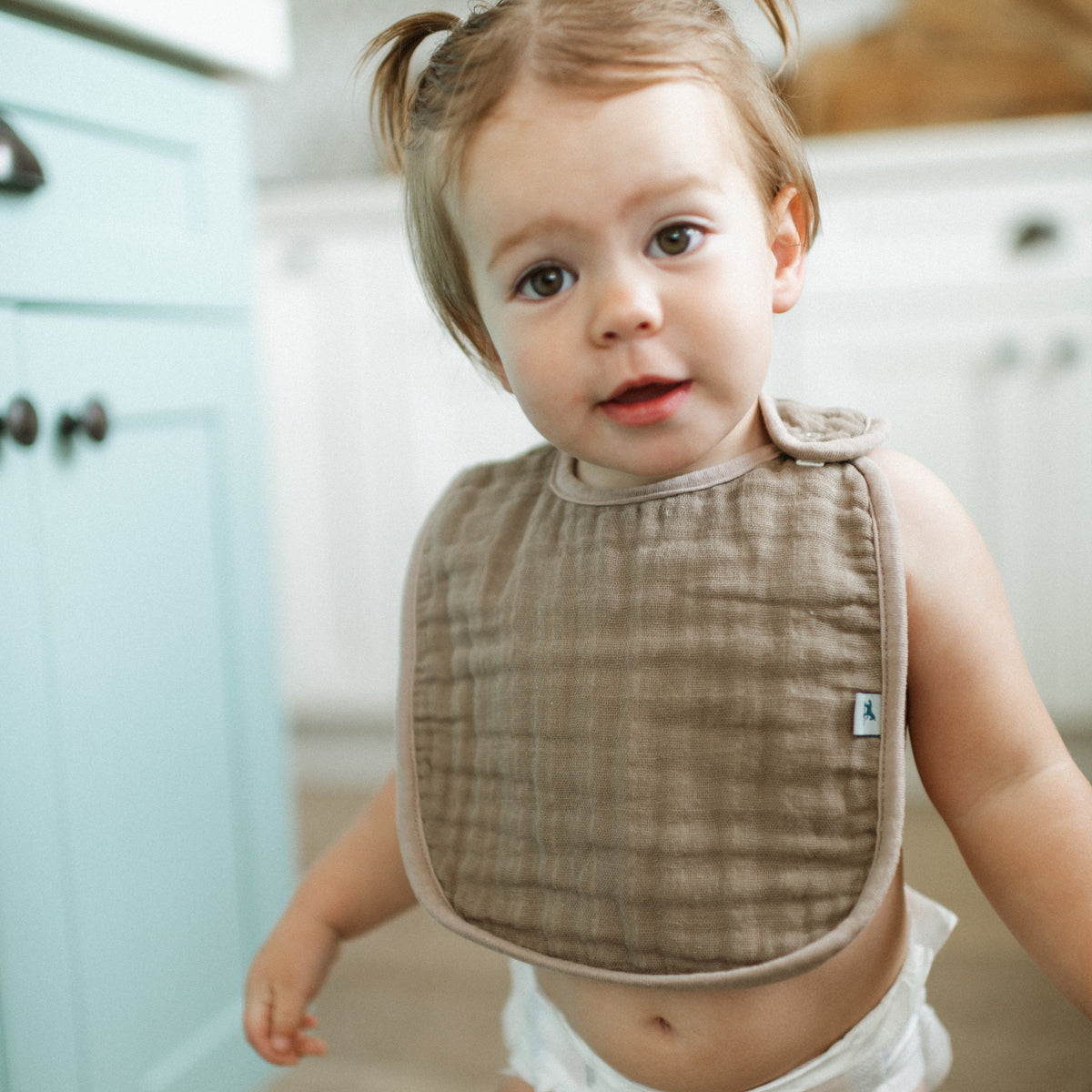 Organic Cotton Muslin Classic Bib 3 Pack - Floral Field