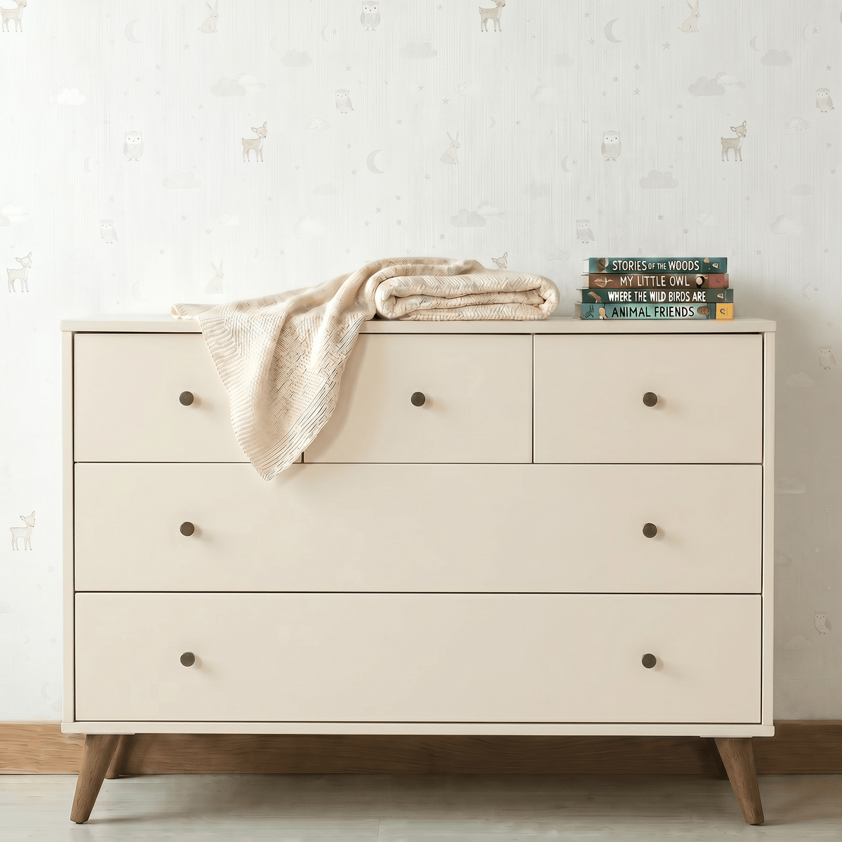 dadada Baby Austin 5-Drawer Nursery Dresser