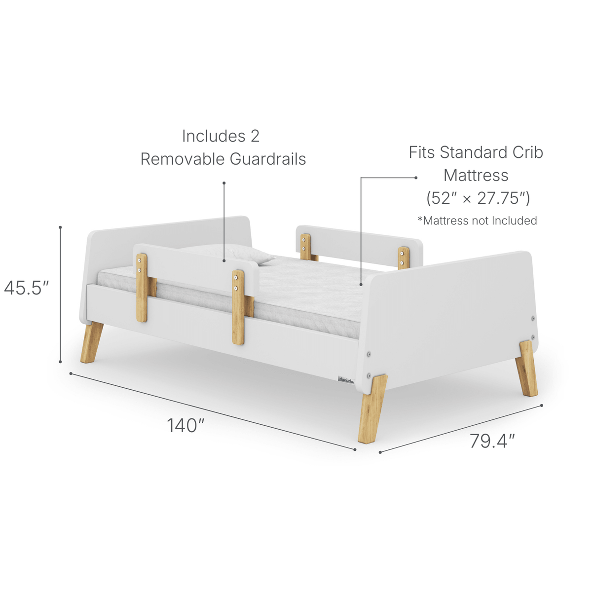 dadada Baby Muse Toddler Bed
