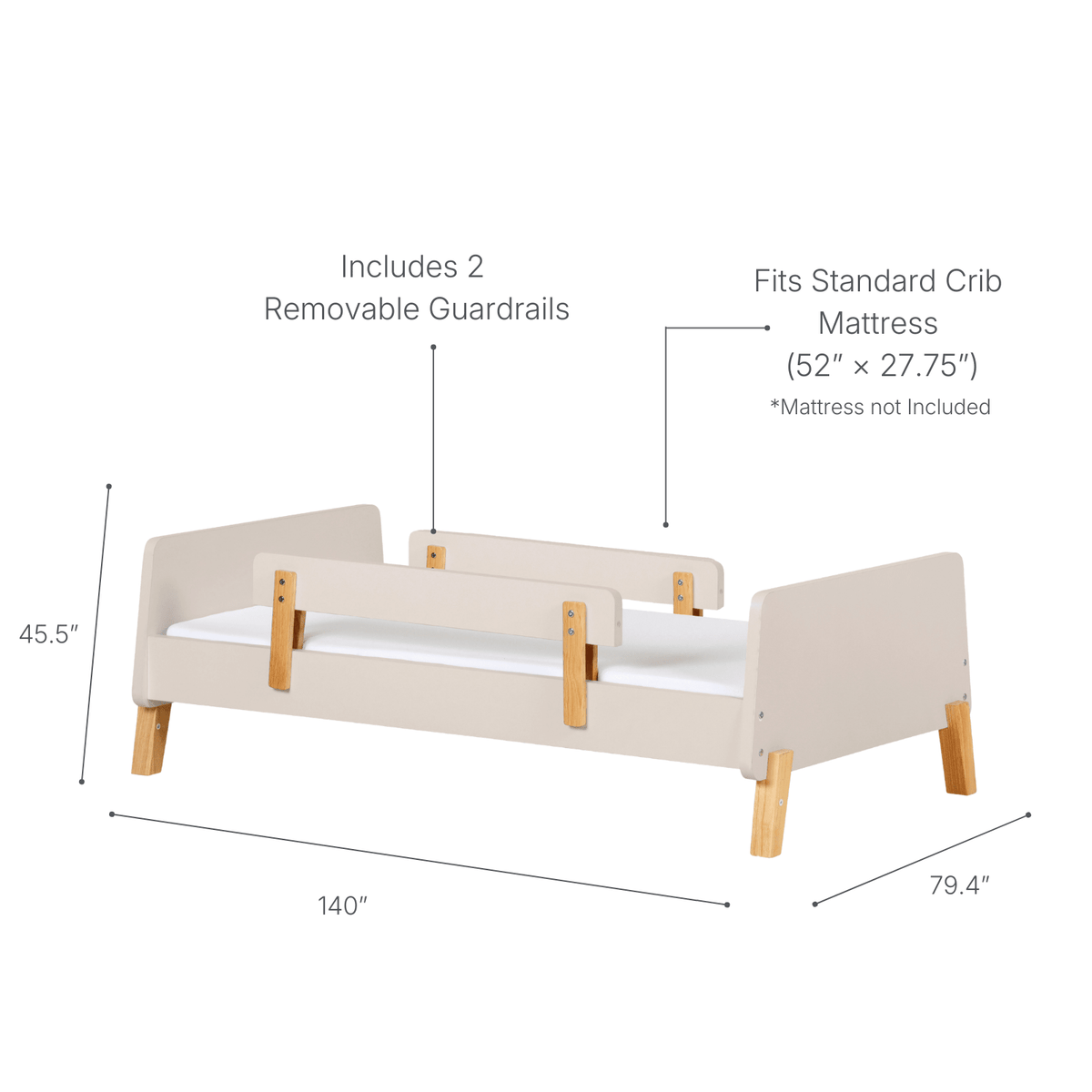 dadada Baby Muse Toddler Bed